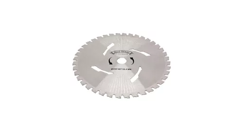 Fűkasza fűrésztárcsa 40 fogú 255 x 25,4 mm