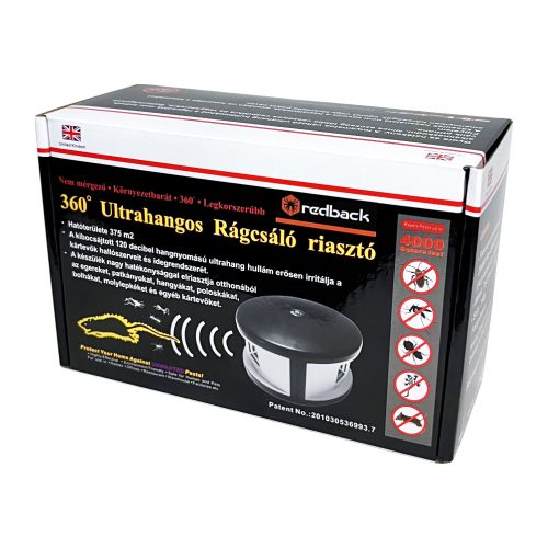 Rágcsálóriasztó ultrahangos 375 m2