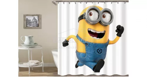 Zuhanyfüggöny 180x200cm minions