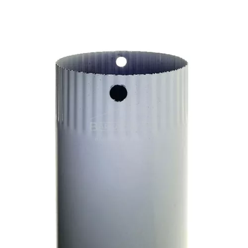 Füstcső 120 mm/100 cm zománcozott fehér