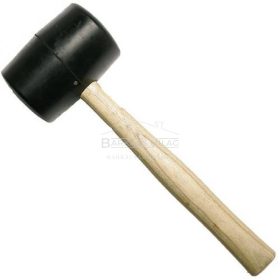 Gumikalapács, fa nyéllel, 0,25 kg