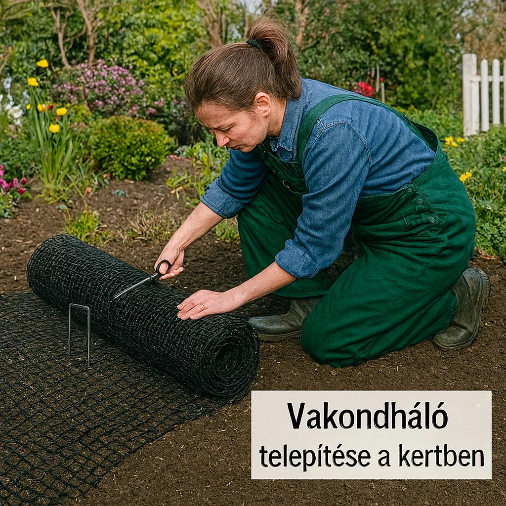 Vakondháló telepítése a kertben