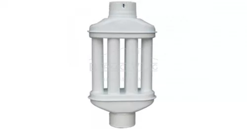 Hődob, hőfokozó fehér zománcozott 550 mm