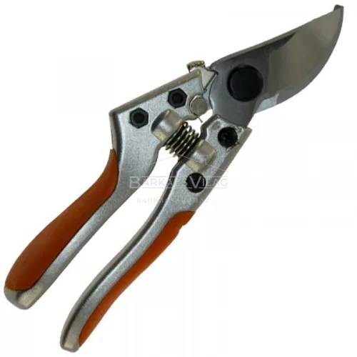 Nyomásra nyíló, gumírozott metszőolló, 18 cm
