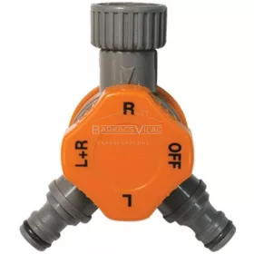 Y-csapcsatlakozó Lux 2 utas, csapos, 3-4''