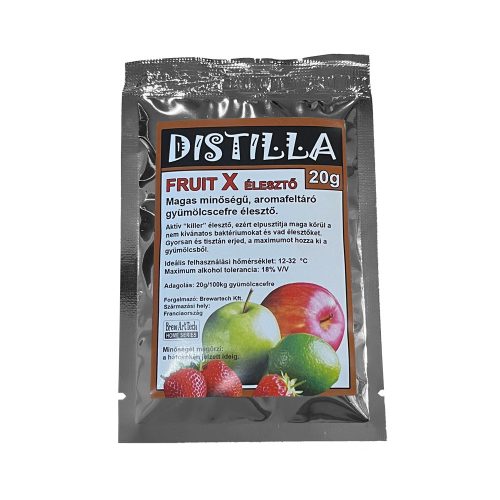 Aromafelszabadító, cefre élesztő 20 g Fruit X