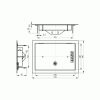 Kéményajtó 120x180 mm horganyzott sima