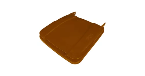 Kukafedél 120 L BARNA kukához