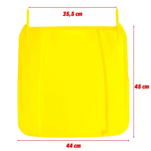 Kukafedél 120 L SÁRGA kukához
