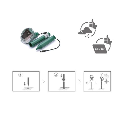 Napelemes vakondriasztó SUPER CAT Swiss Inno