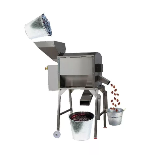 Gyümölcsmagozó gumilapátos inox kivehető rostás