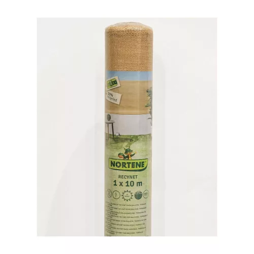 Árnyékoló háló RECYNET gomblyukakkal 2x50m homok 120g/m2 2021524