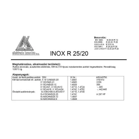 Elektróda INOX R 25/20 3.25 mm