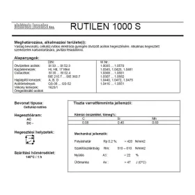 Elektróda Rutilen 1000 S 5.00 mm