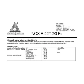 Elektroda INOX R 22/12/3 FE 3.25 mm