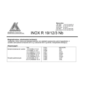 Elektróda INOX R 19/12/3 NB 2.50 mm