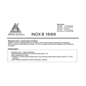 Elektróda INOX B 18/8/6 4.00 mm