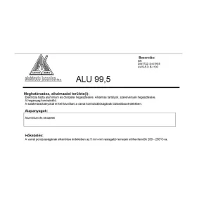Elektróda ALU 99.5 3.25mm