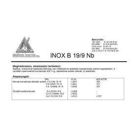 Elektróda INOX B 19/9 NB 3.25 mm