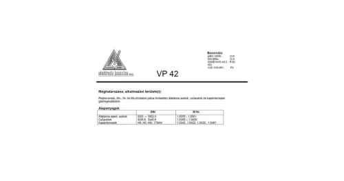 Lángpálca VP 42 2.5 mm bevonatos