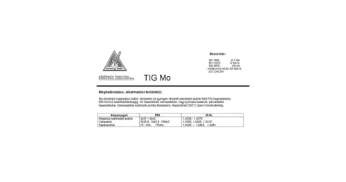 Lángpálca TIG MO 3.0 mm