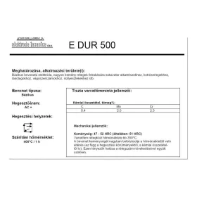 Elektróda Felrakó E-dur 500 5.00 mm