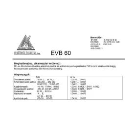 Elektróda bázikus EVB 60 5.0 mm