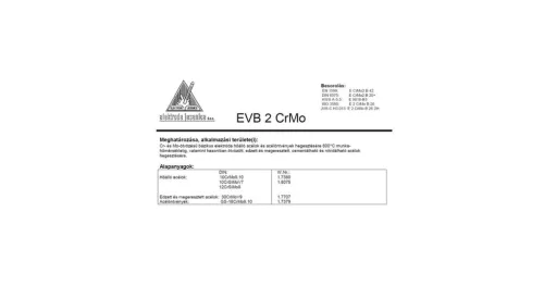 Elektróda bázikus EVB 2 CRMO 2.5 mm