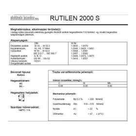 Elektróda Rutilen 2000 5.0 mm