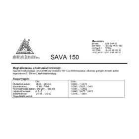 Elektroda SAVA 150 3.25 mm