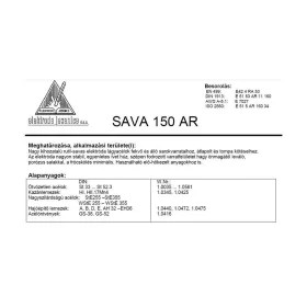 Elektroda SAVA 150 AR 4.00 mm