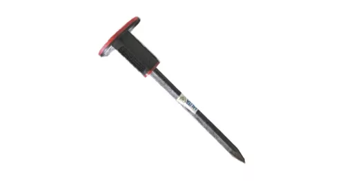 Véső spicz 400x19mm  tenyérvédős MUTA