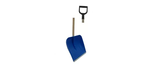 Hólapát műanyag SZÍNES 38 cm, élvédővel "D" NYELEZETT (11718)