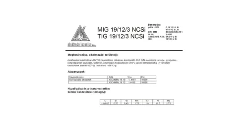 Lángpálca TIG 25/14 NC SI 1.6 mm