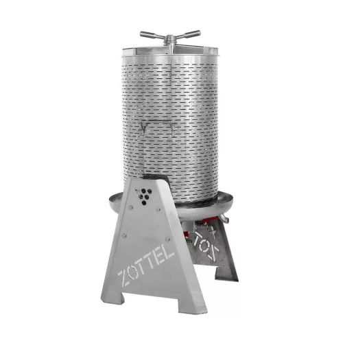 Prés INOX rozsdamentes víznyomásos hidroprés 35L Zottel