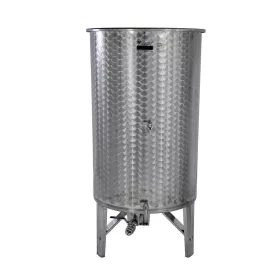 Bortartály inox 800L 3db csappal Zottel