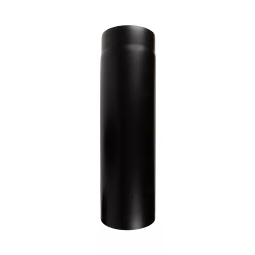 Vastag falú füstcső 120/250mm fekete