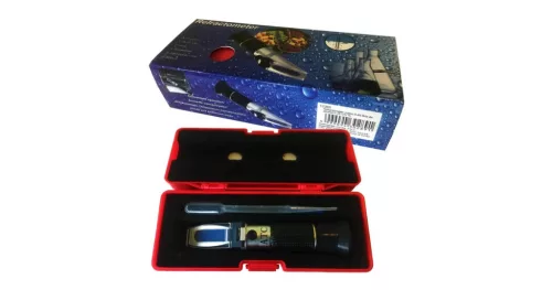 Refractometer 0-40 Brix és 0-25 V/V % alkohol