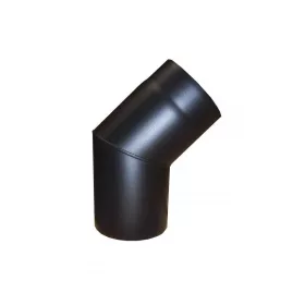 Vastag falú könyök 180/45mm fekete
