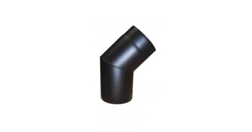 Vastag falú könyök 180/45mm fekete