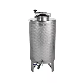Olajtartály inox 200L Zottel
