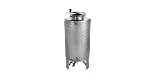 Olajtartály inox 200L Zottel