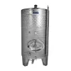 Zárt bortartály inox duplafalú 1100L 4 csappal 2 tisztító nyílással Zottel