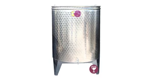 Bortartály inox 500L 2 csappal Panka