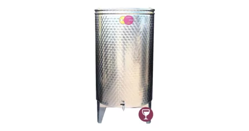 Bortartály inox 1000L 3 csappal Panka