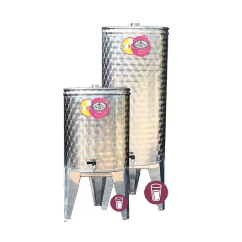 Pálinkatartály inox 100L Panka