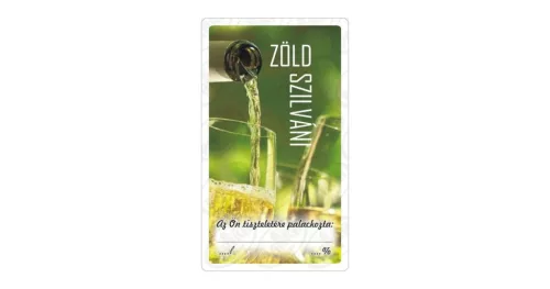 Matrica zöld szilváni 50db/csom