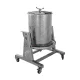 Prés INOX rozsdamentes víznyomásos hidroprés 250L Zottel