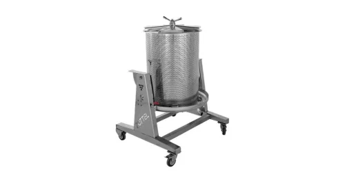 Prés INOX rozsdamentes víznyomásos hidroprés 250L Zottel