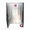 Bortartály inox 620L 3 csappal, kúpos fenék Panka